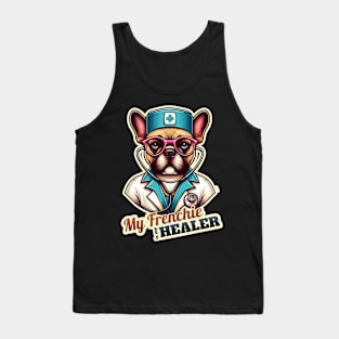 Doctor french bulldog Tank Top